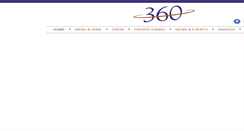 Desktop Screenshot of 360bistro.com